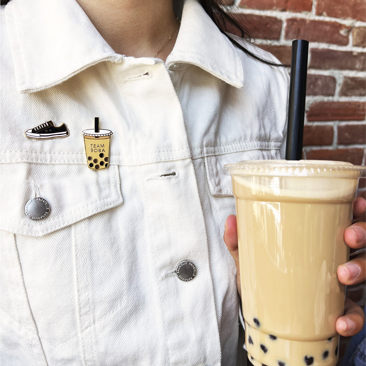 Cute Boba Milk Tea | Bubble Tea Hard Enamel Pin