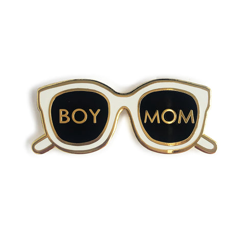 Boy mom enamel pin, boy mom gift