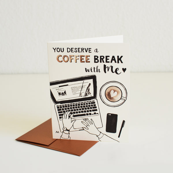 Coffee Break with Me Card