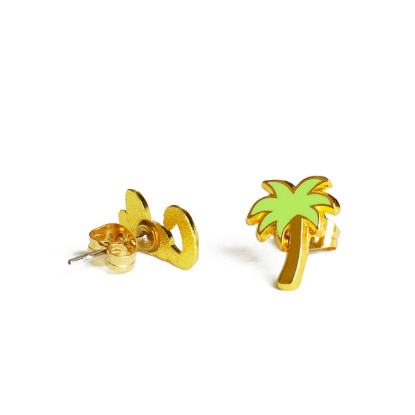 palm tree and california earrings
