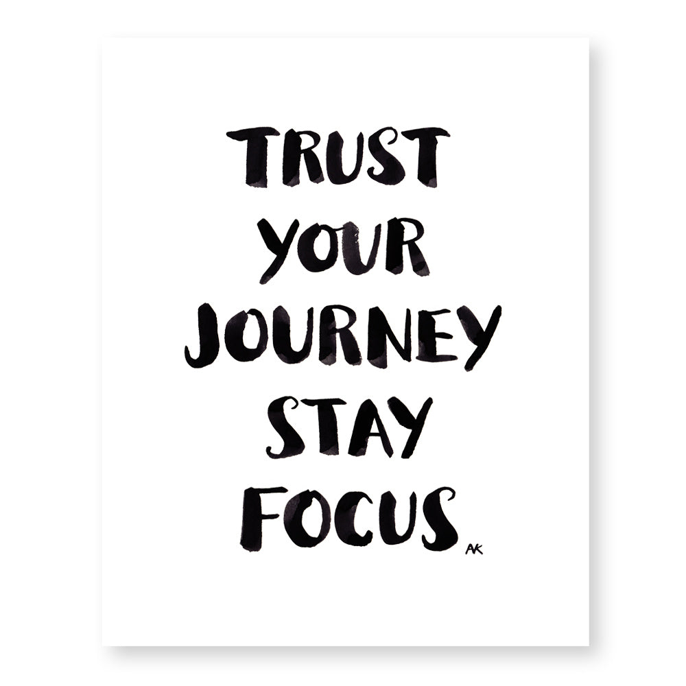 Trust Your Journey Art Print – akrDesignStudio, image size:1000x1000