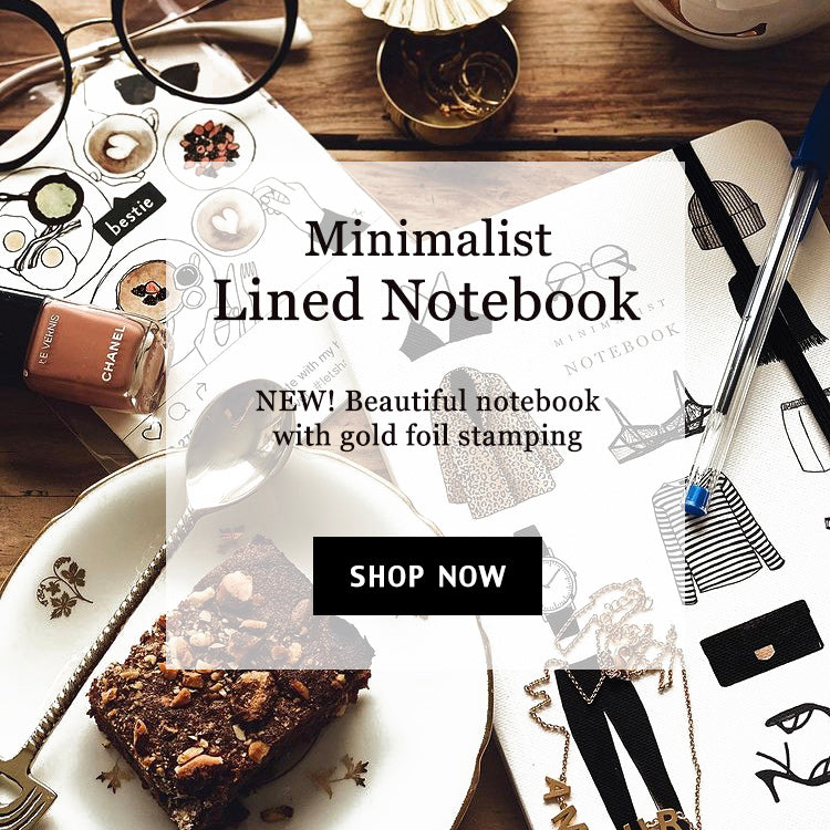 minimalist fashion notebook