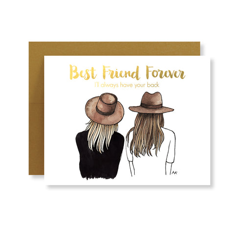best friend forever card