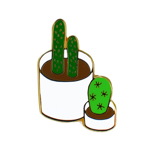 cactus hard lapel pin