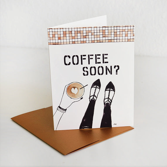 Coffee Soon? Funny Friendship Card
