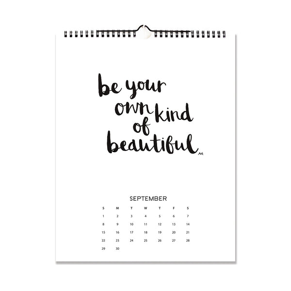 inspiration quote calendar 2019