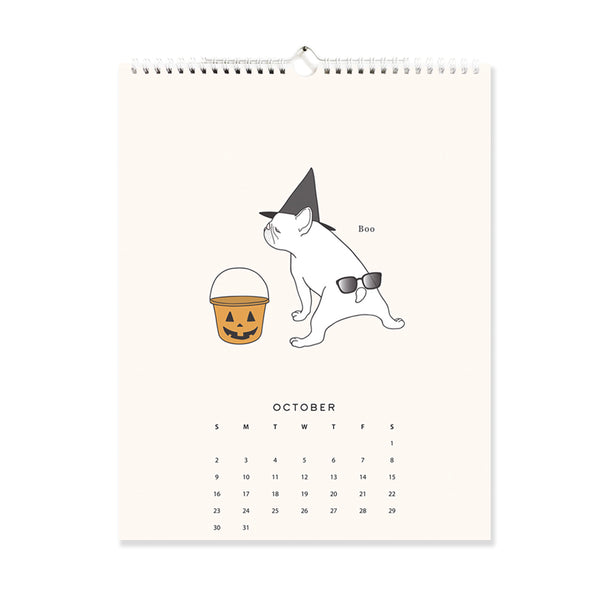 2022 French Bulldog Wall Calendar