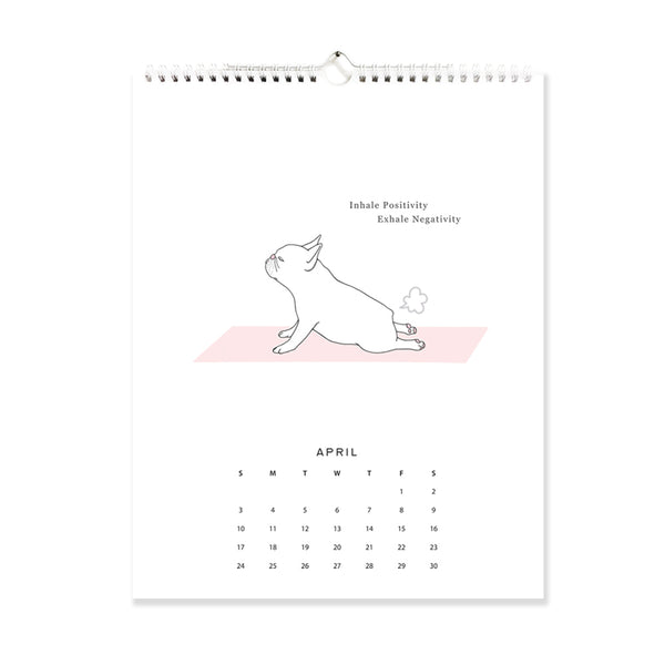 Funny French Bulldog wall calendar 2022