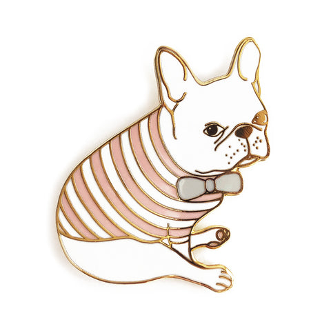 Sophie French Bulldog Enamel Pin