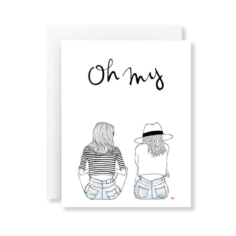 oh my card for best friend, sister, mom and daughter