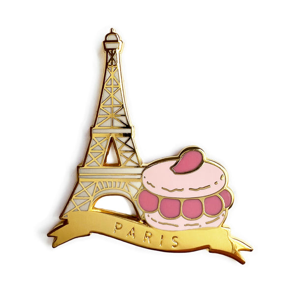 Paris Eiffel tower enamel pin