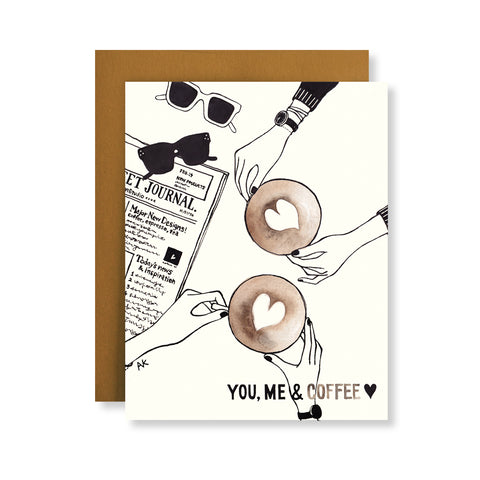 funny coffee friendship card